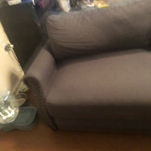 Small couch with storage under - Picture 2 of 7